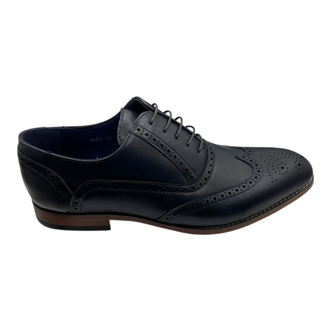MO50 Navy Oxford Brogue Shoe