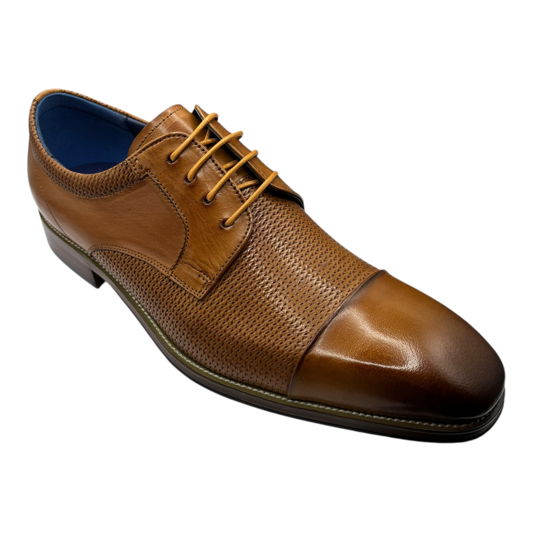 Toller Tan Weave Leather Shoe