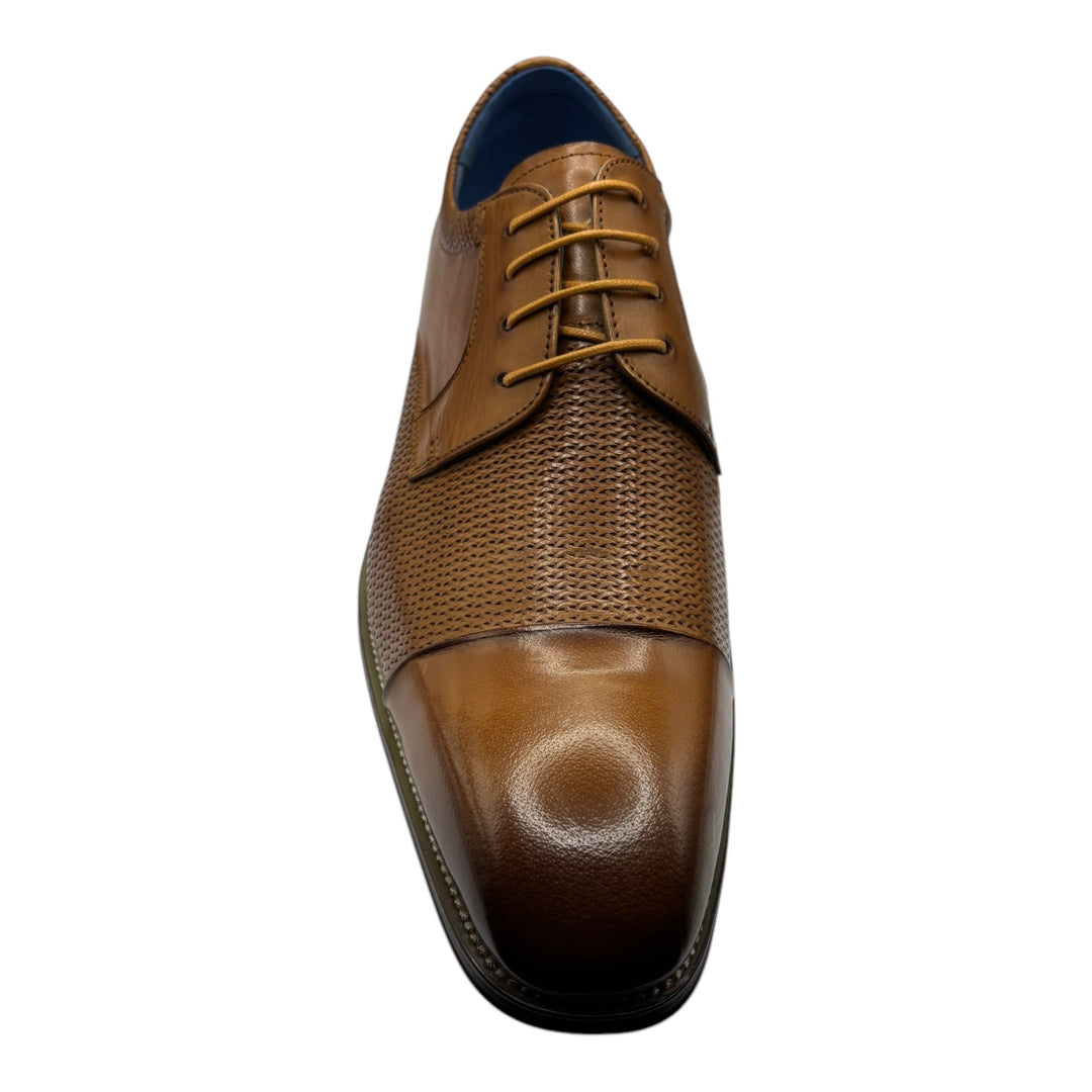 Toller Tan Weave Leather Shoe