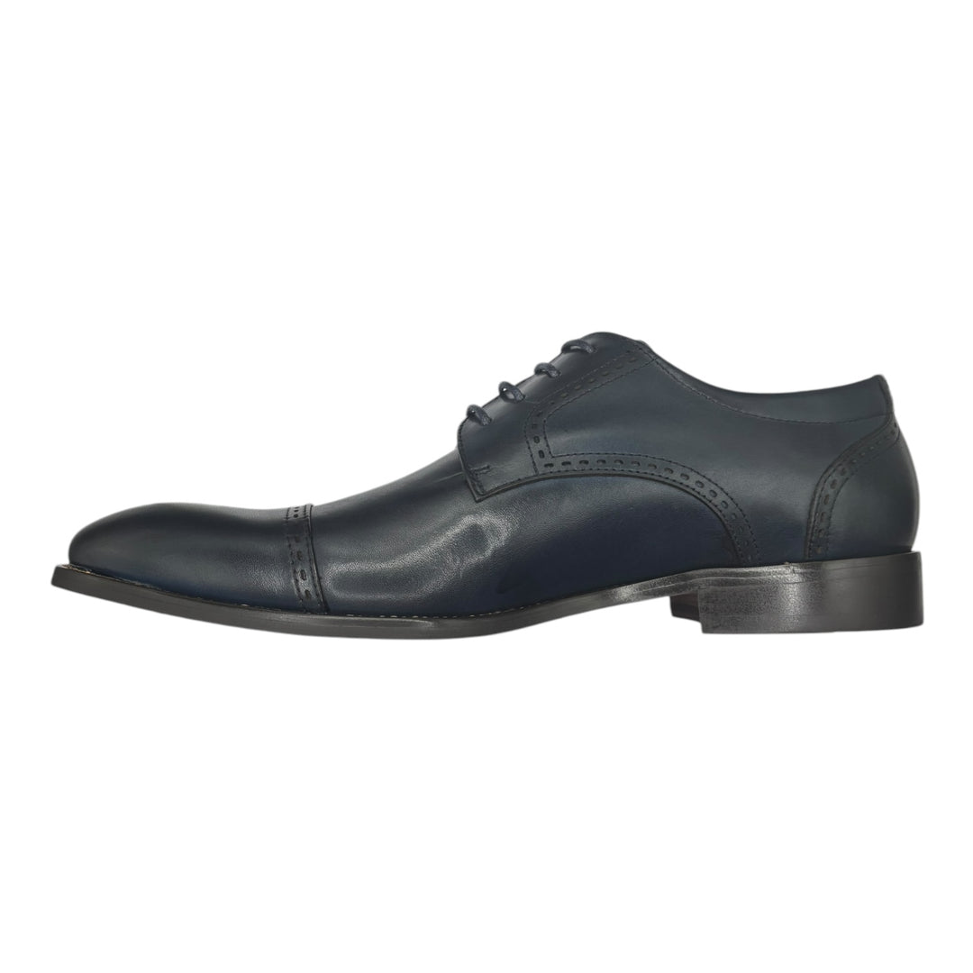 Wentworth Leather Derby Dark Navy Shoe