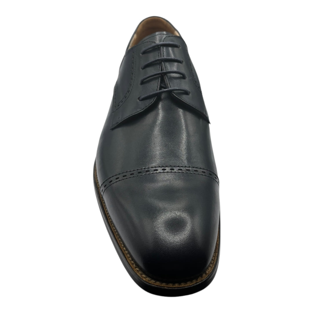 Wentworth Leather Derby Dark Navy Shoe