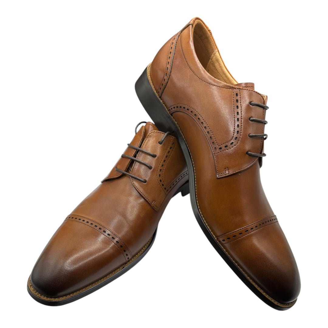 Wentworth Leather Derby Tan Shoe