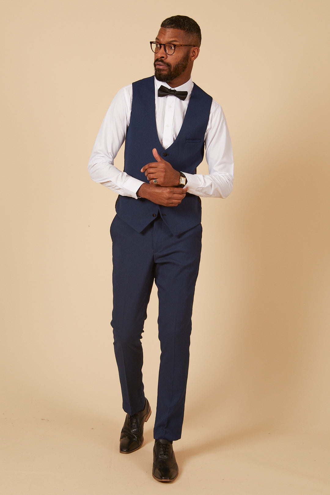 Dalton Royal Blue Tux Lapel Diamond Three Piece Suit