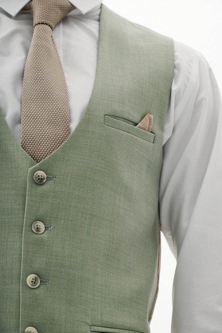 Finley Moss Green Three Piece Suit