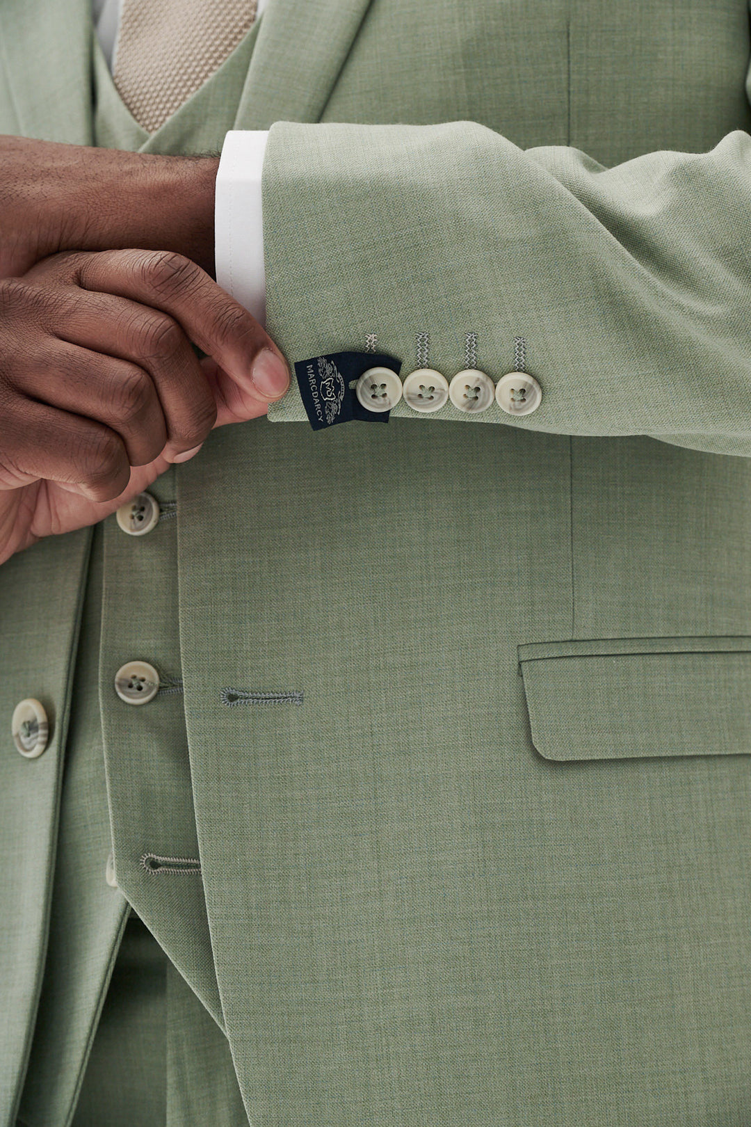 Finley Moss Green Three Piece Suit