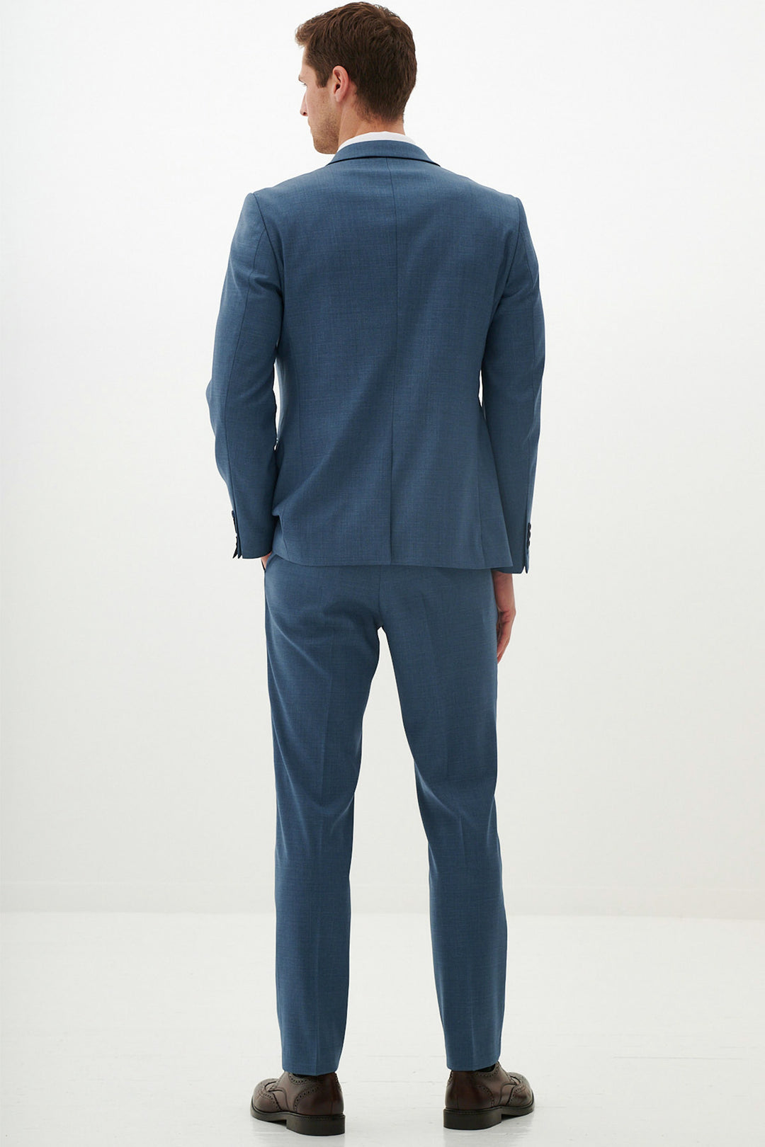 Finley Teal Blue Three Piece Suit