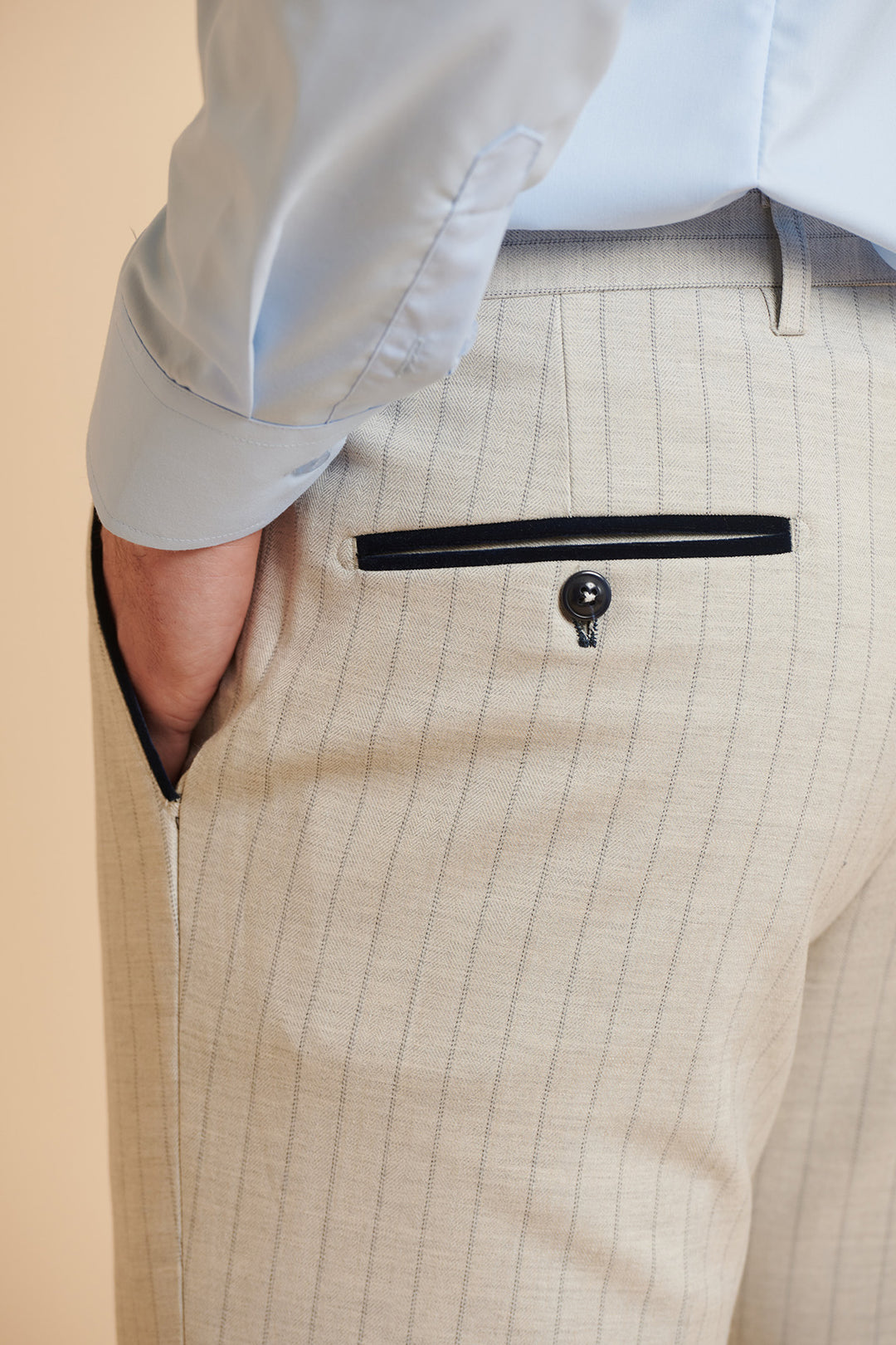 Grant Stone Check Three Piece Suit