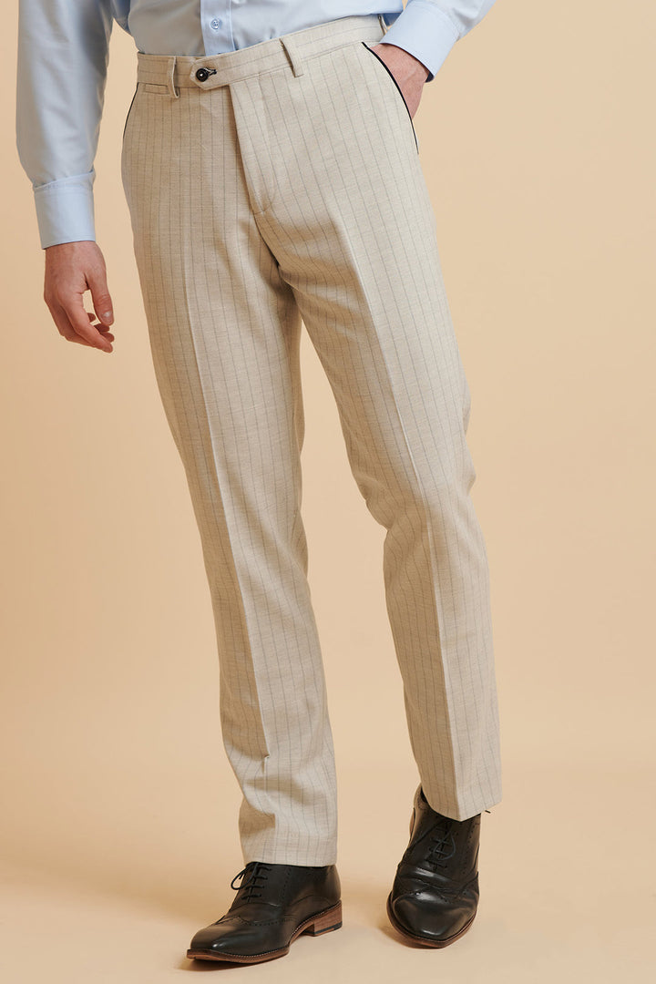 Grant Stone Check Three Piece Suit