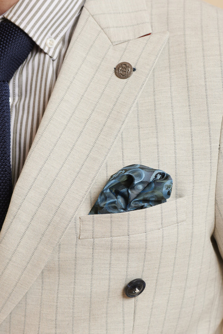 Grant Stone Check Three Piece Suit