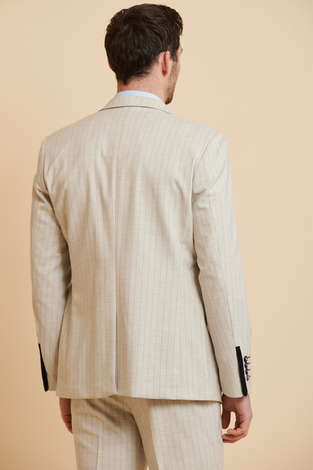 Grant Stone Check Three Piece Suit