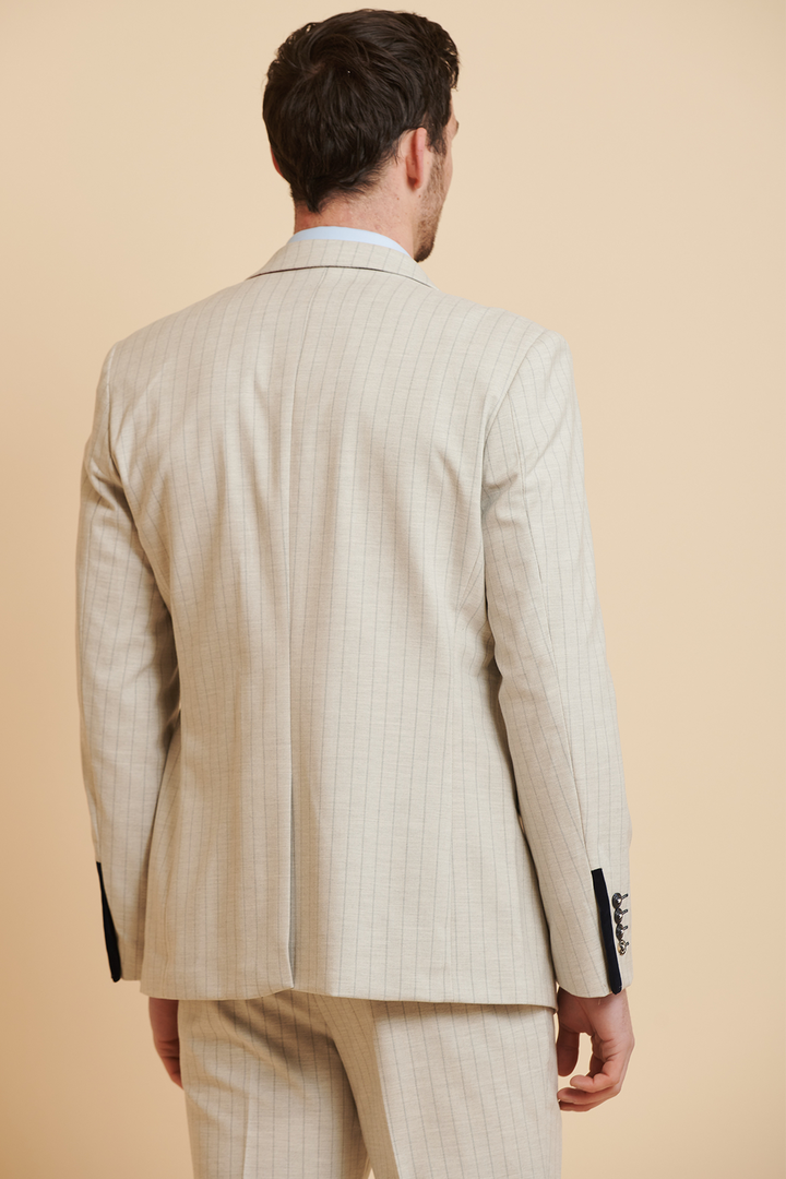 Grant Stone Check Three Piece Suit