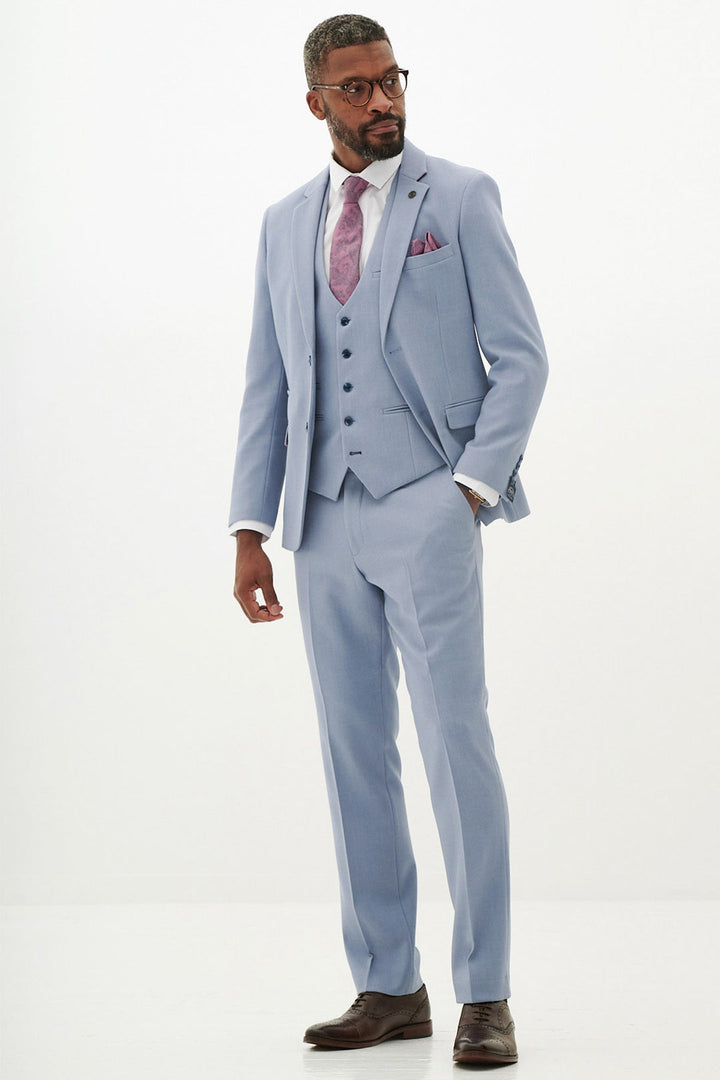 HM5 Sky Blue Three Piece Suit