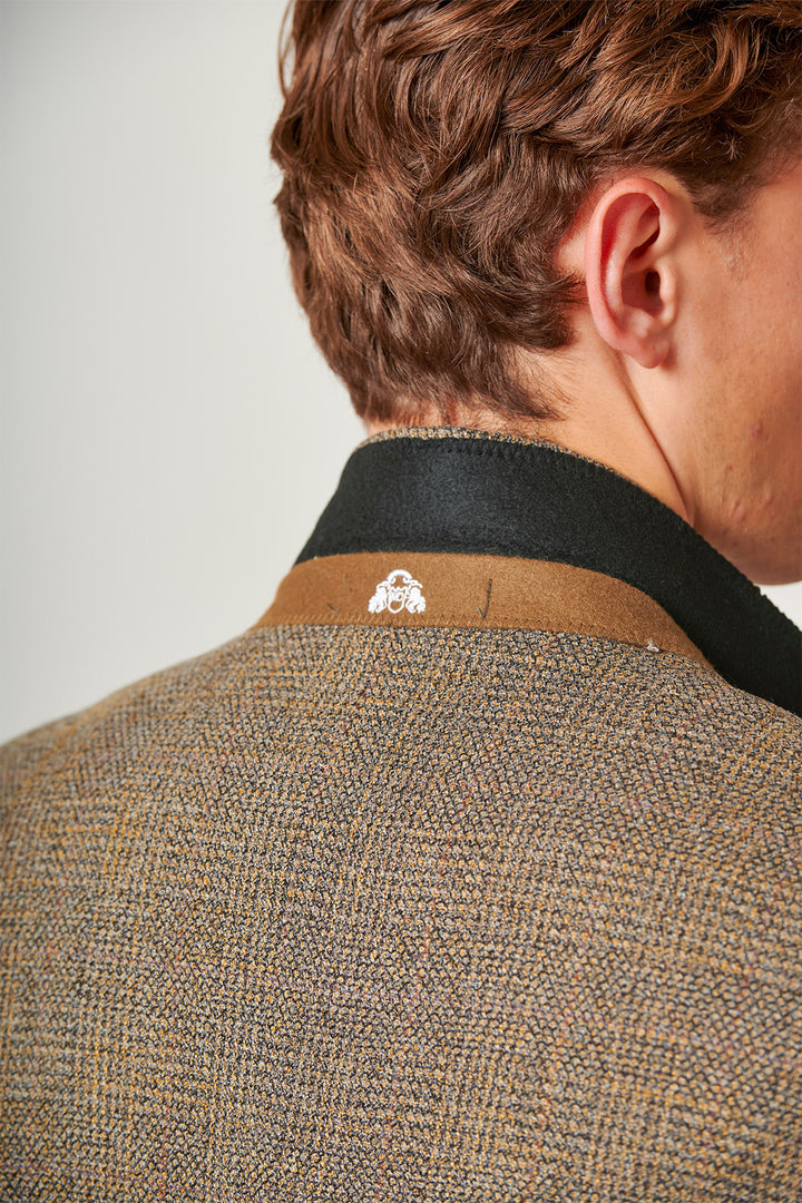 Kris Tan Check Tweed Three Piece Suit