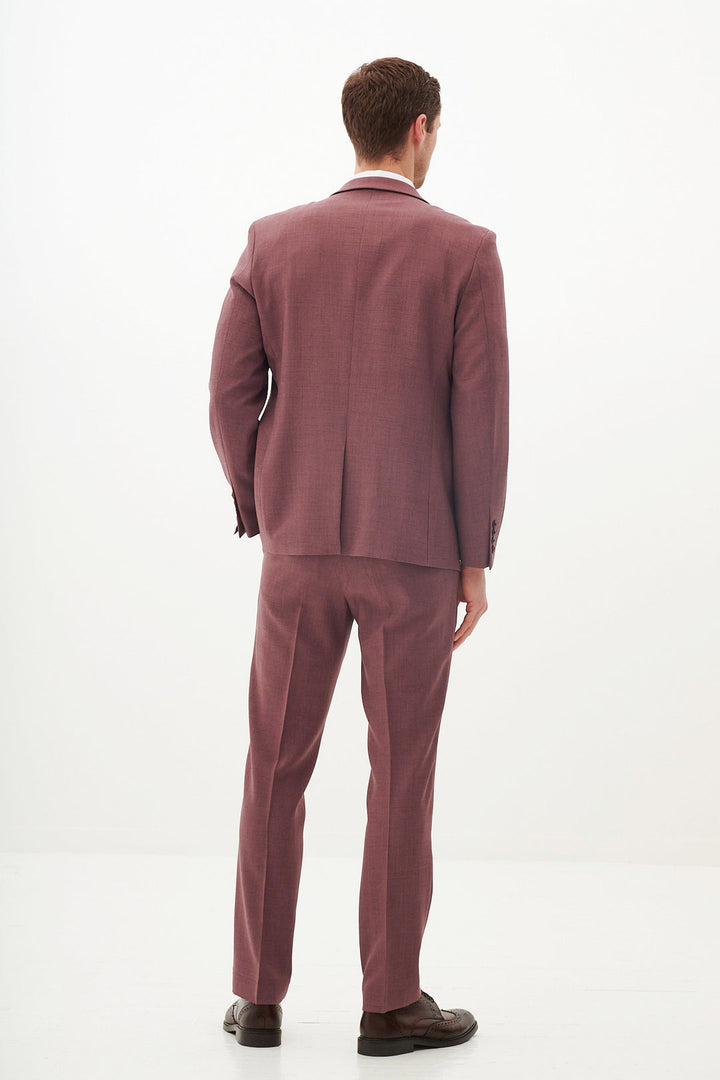 Monty Mauve Three Piece Suit