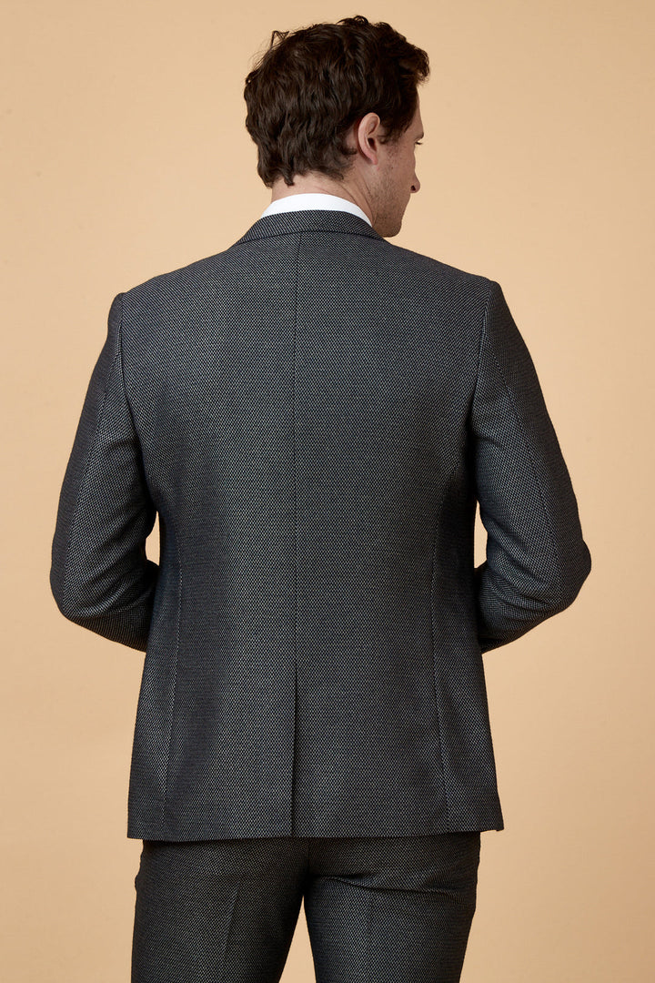 Spencer Charcoal Tux Three Piece Suit