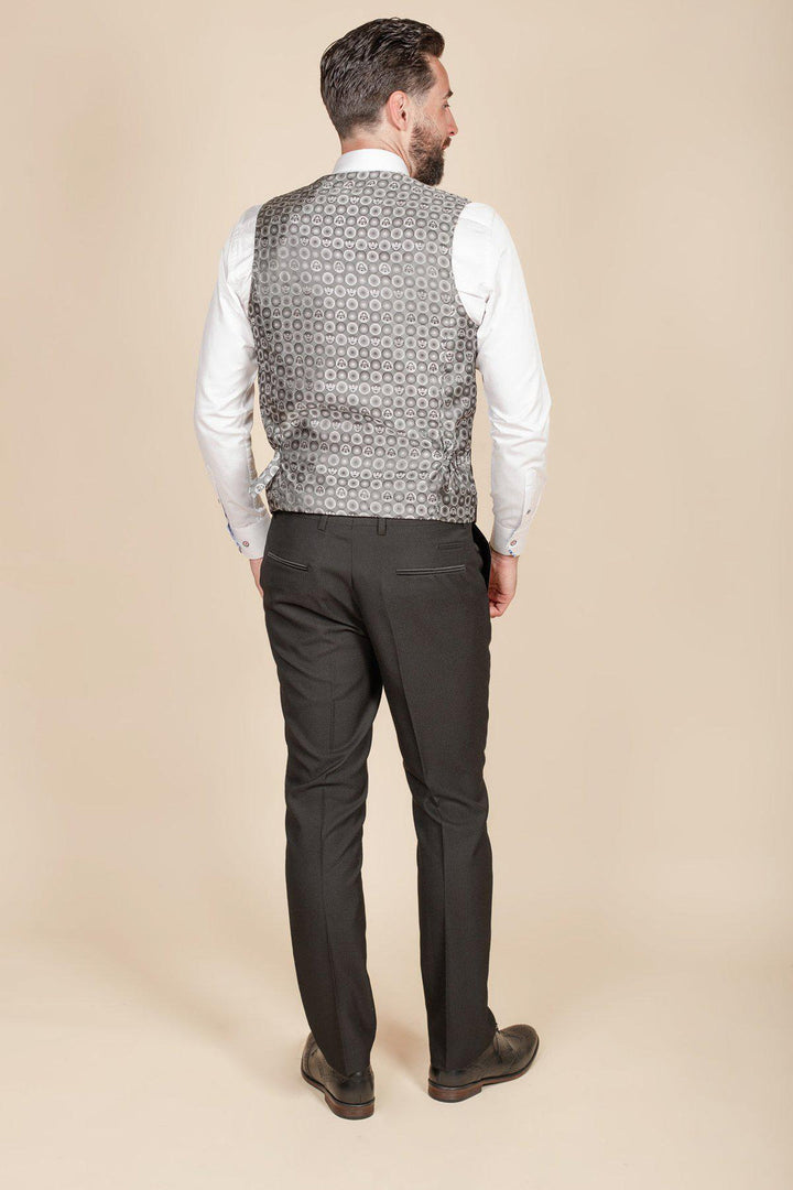 Dalton Black Tux Waistcoat