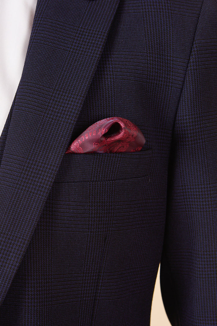 Bromley Navy Check Blazer