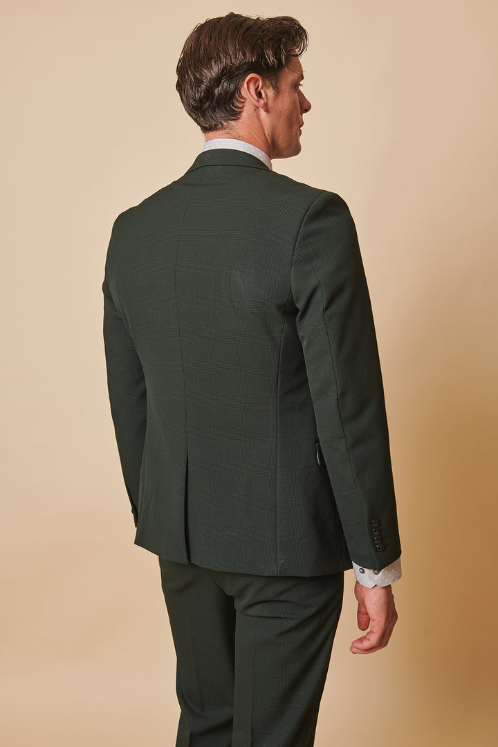 Bromley Olive Green Check Blazer