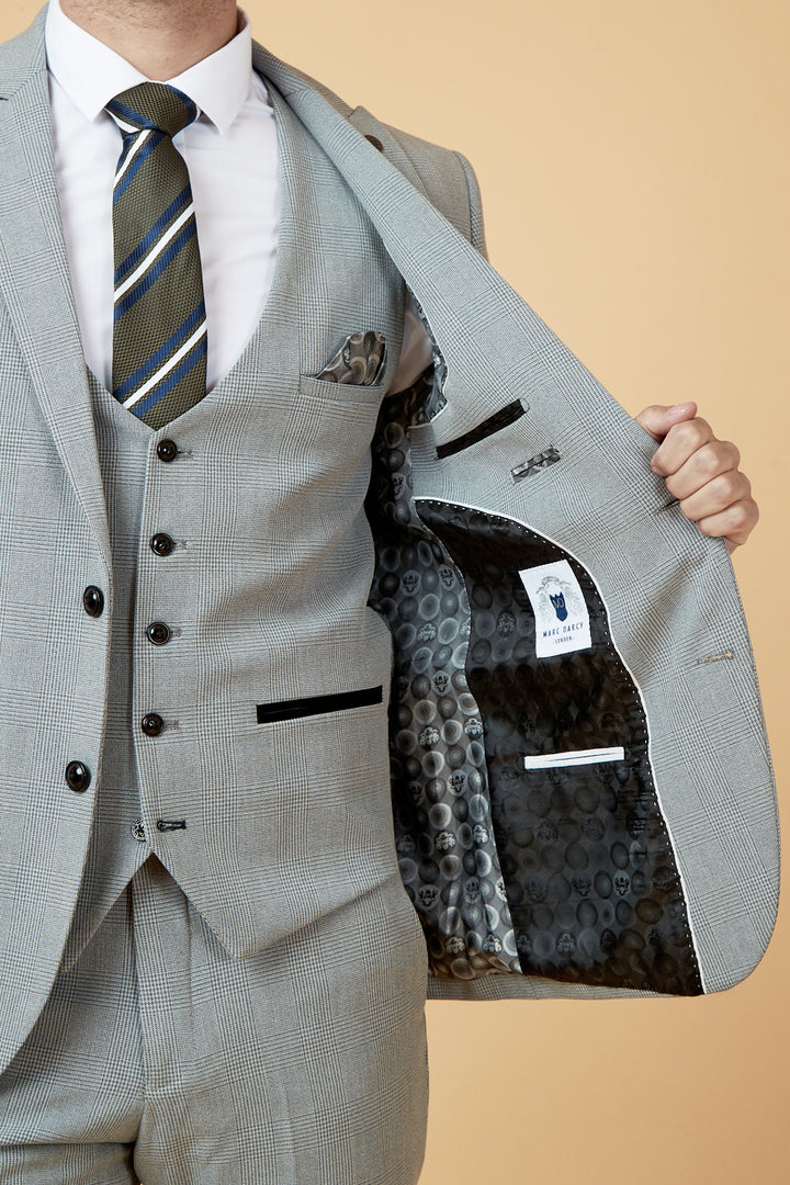 Bromley Silver Check Blazer