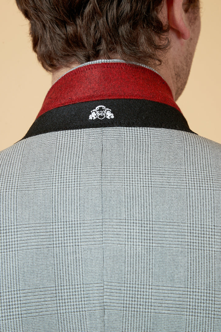 Bromley Silver Check Blazer