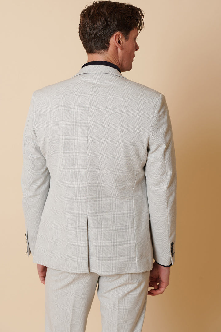 Bromley Stone Check Blazer