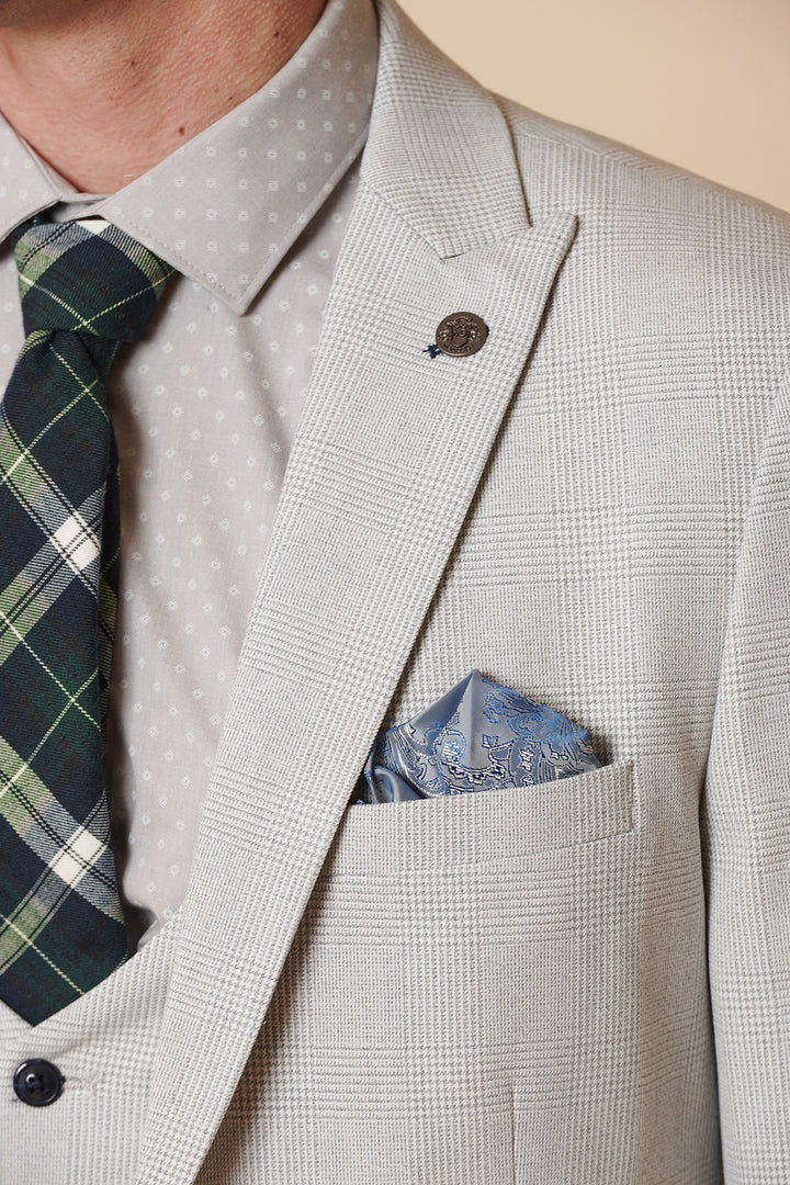 Bromley Stone Check Blazer