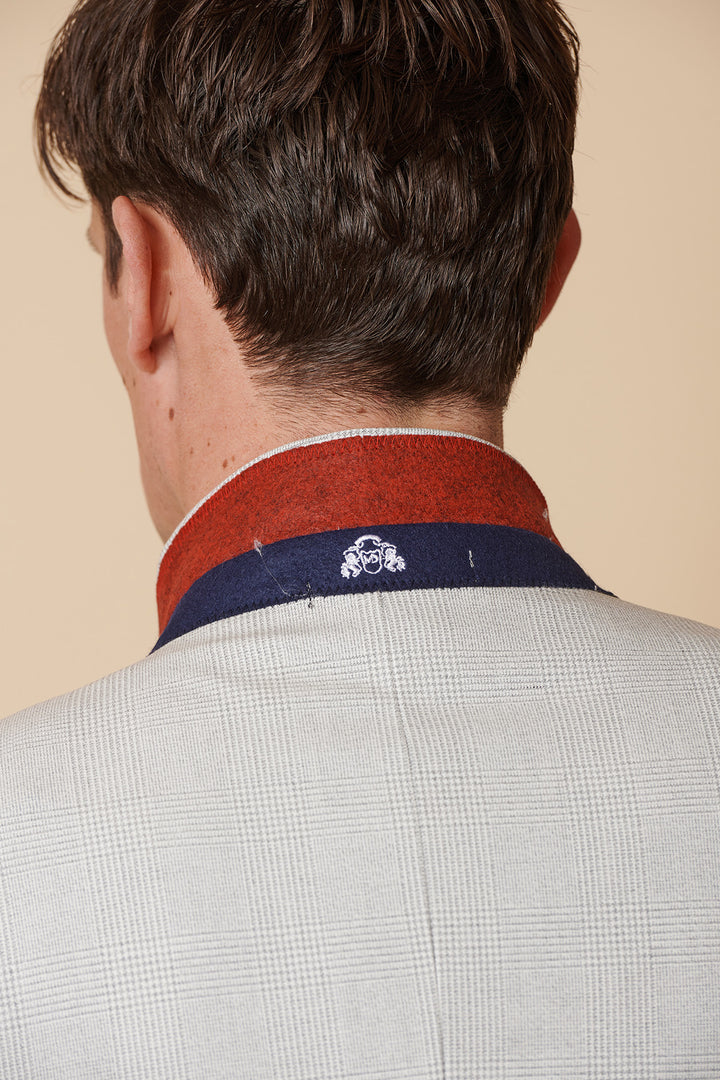 Bromley Stone Check Blazer