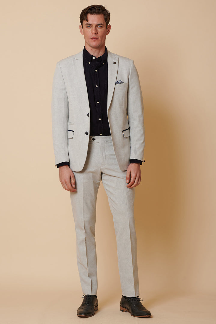 Bromley Stone Check Blazer