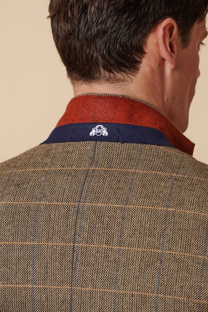 Ted Tan Tweed Check Blazer