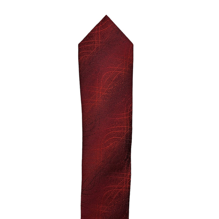 Red Lines Tie & Pocket Square