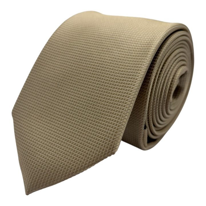 Gold Square Weave Tie & Pocket Square