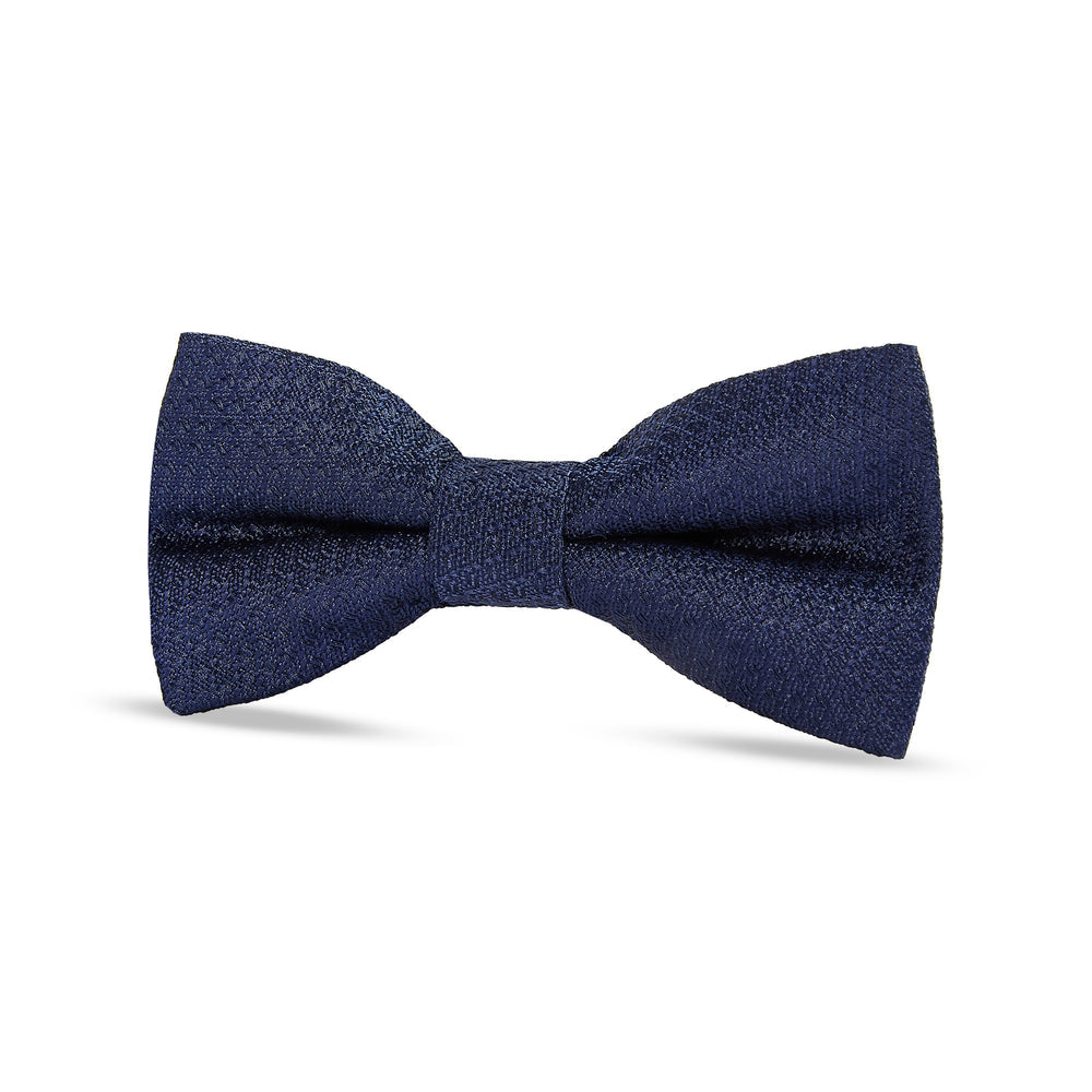 Boy's Navy Textured Bow Tie