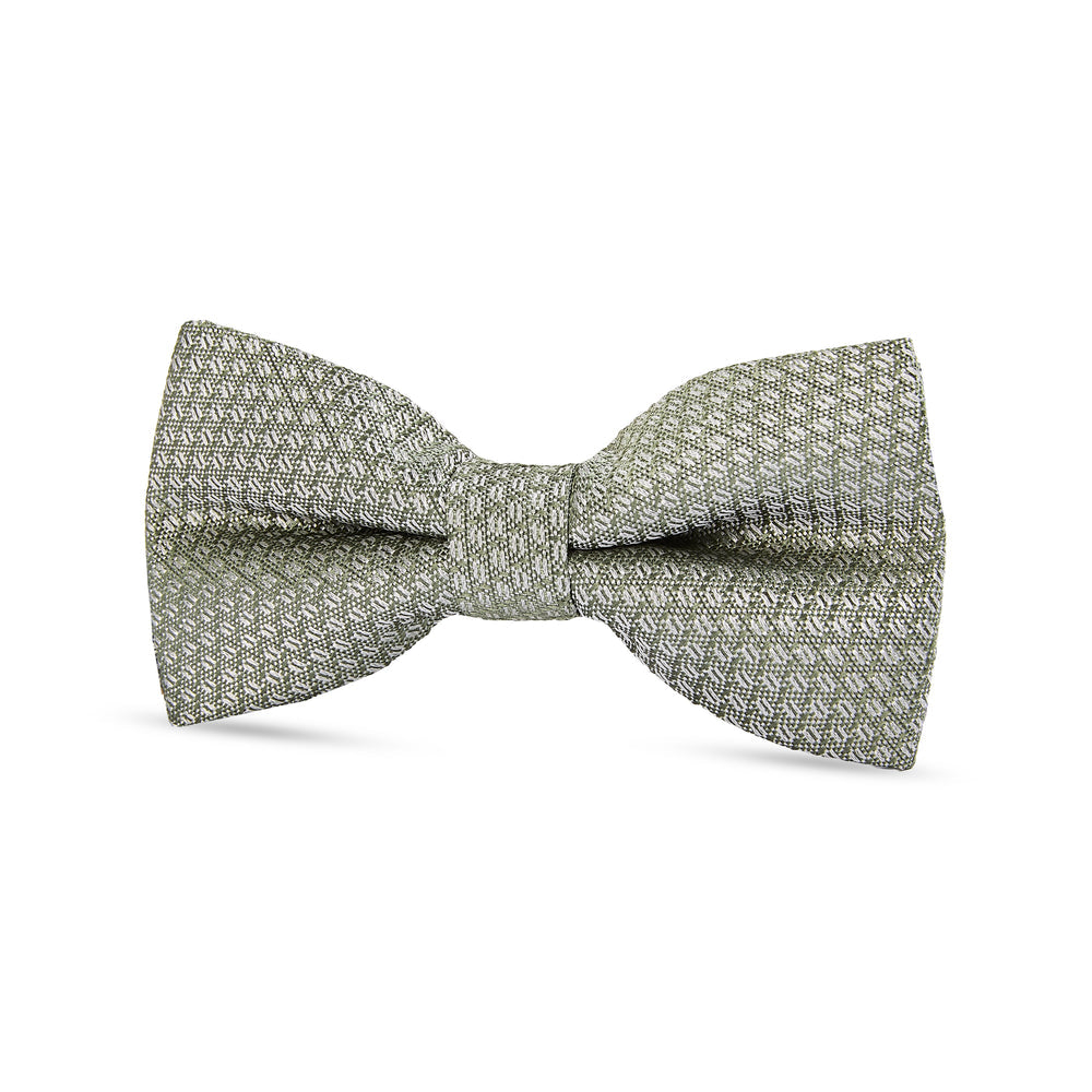 Boy's Sage Green Textured Bow Tie