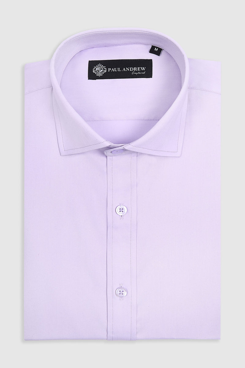 Oliver - Lilac Cutaway Collar Shirt
