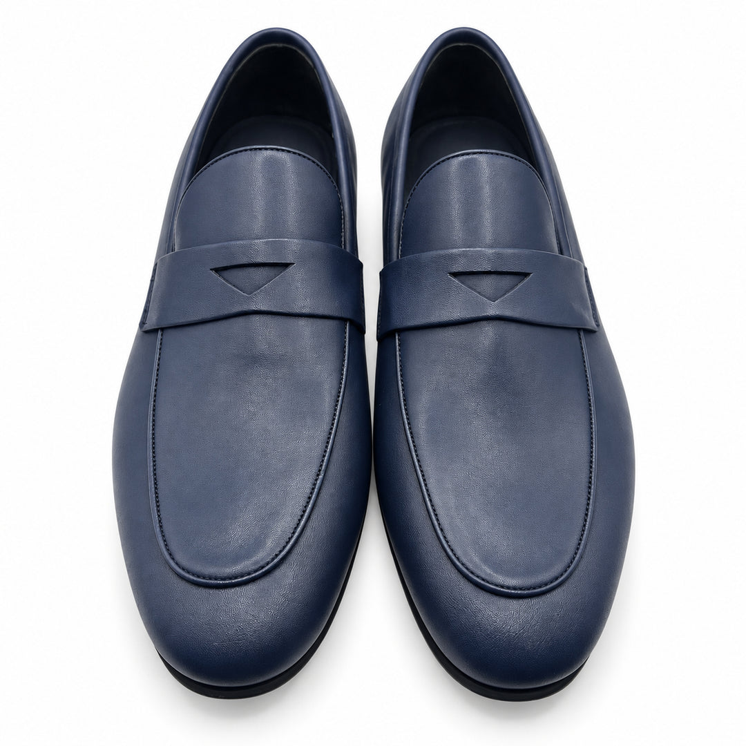 Navy Loafer Shoes