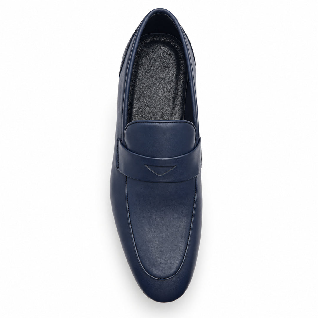Navy Loafer Shoes