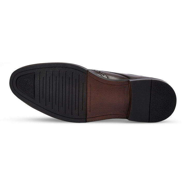 Cambridge - Brown Leather Brogue Shoe