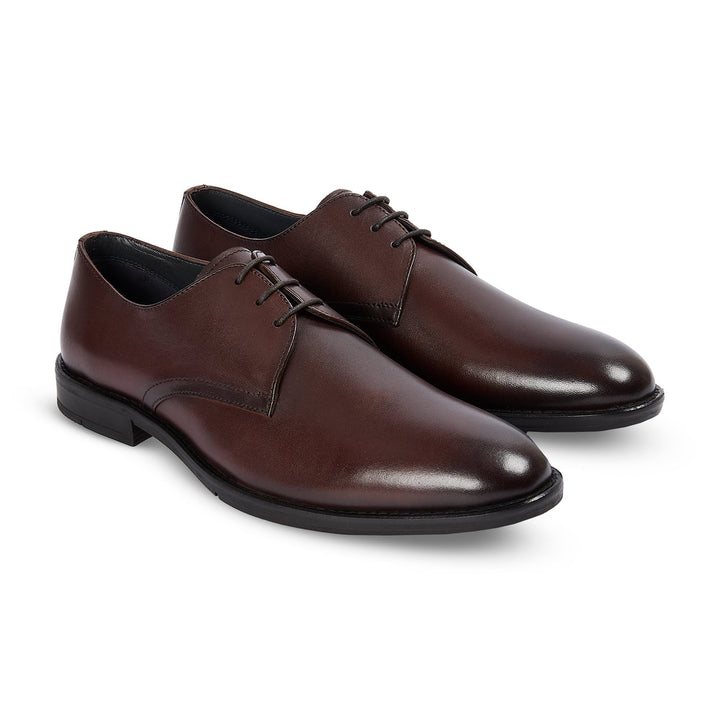 Henley - Brown Leather Derby Shoe