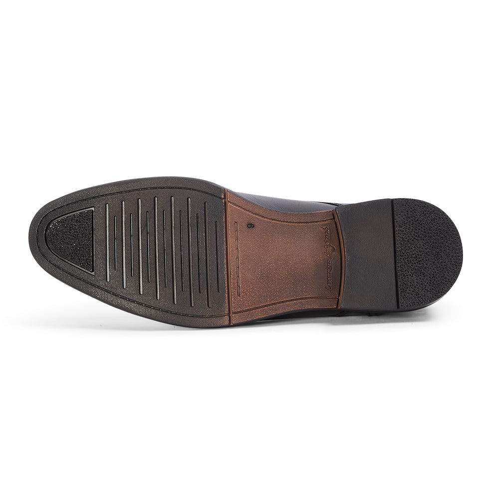 Regent - Black Leather Oxford Shoe