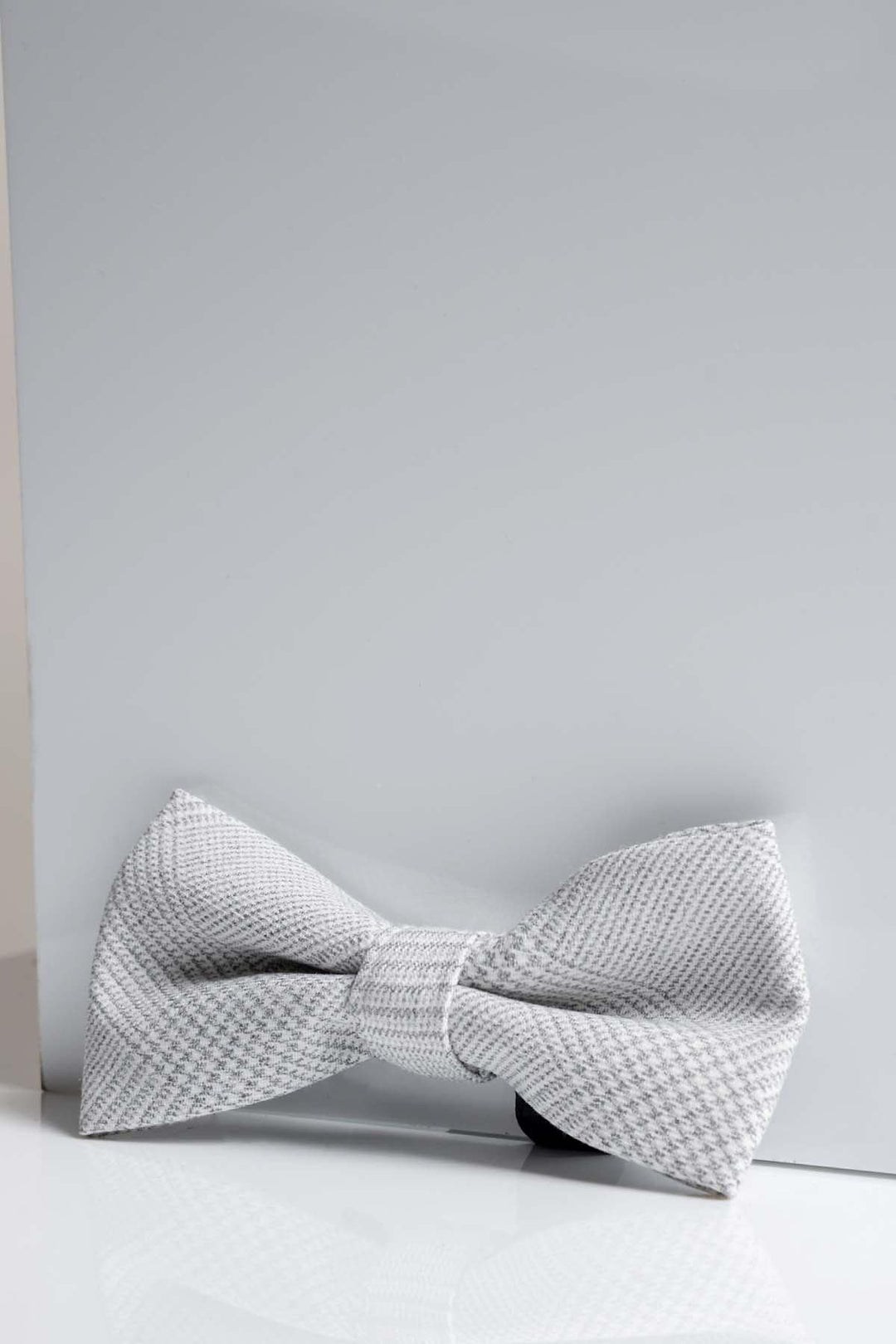 Bromley Stone Check Bow Tie