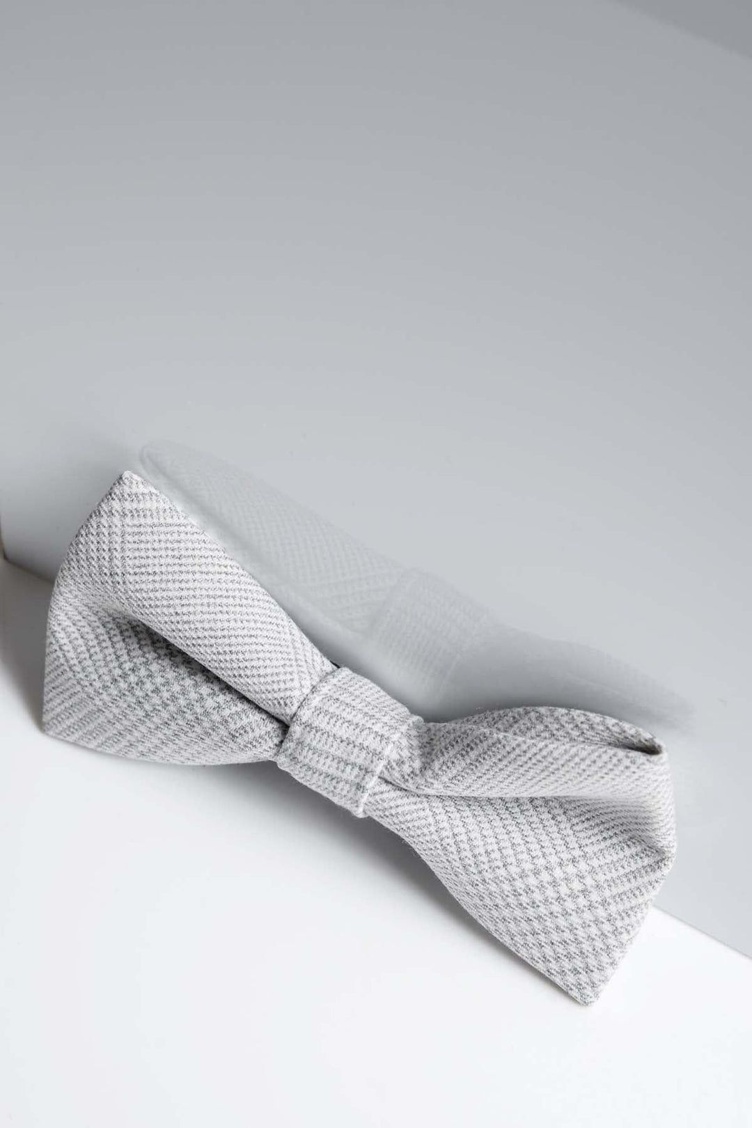 Bromley Stone Check Bow Tie