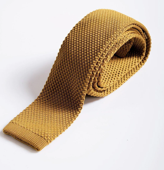 KT Gold Knitted Tie