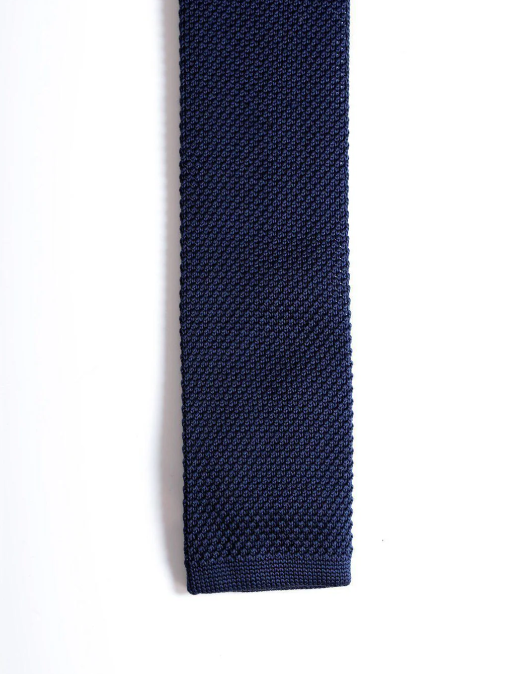 KT Navy Knitted Tie