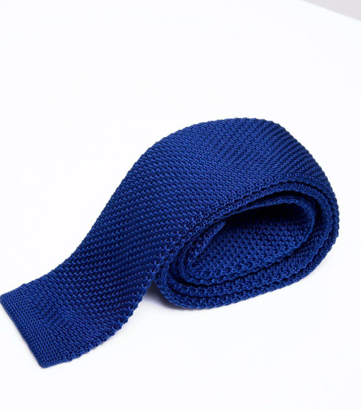 KT Royal Blue Knitted Tie
