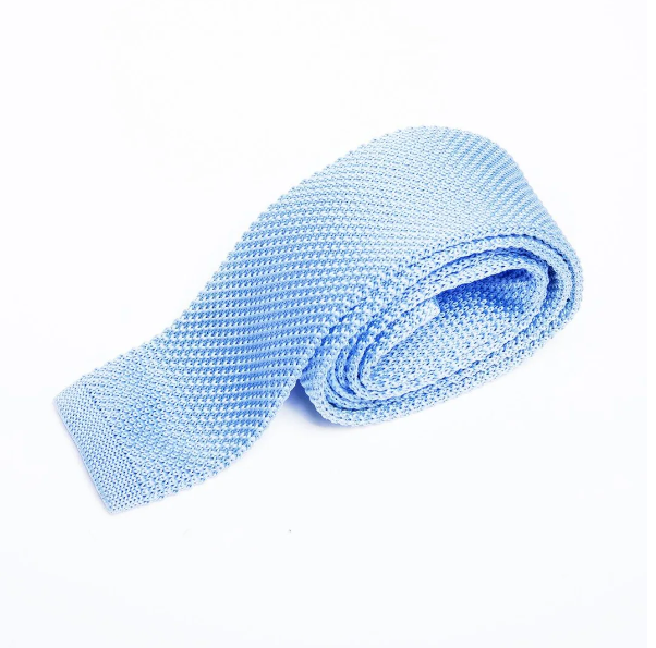 KT Sky Blue Knitted Tie