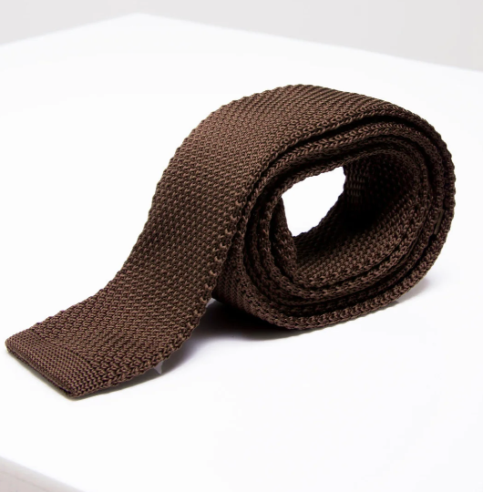 KT Tan Knitted Tie