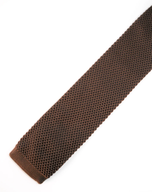 KT Tan Knitted Tie