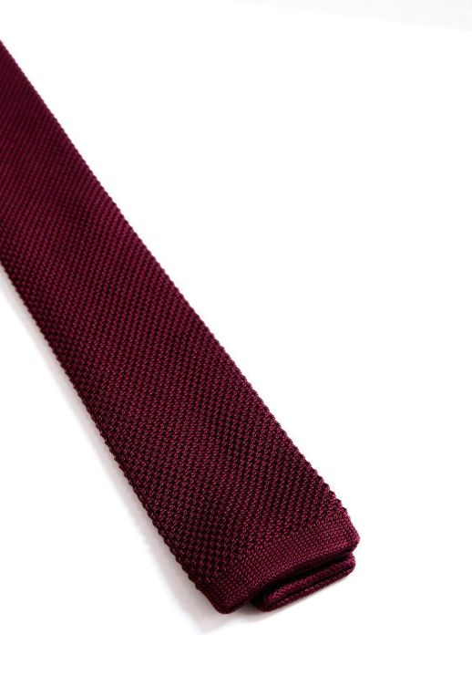 KT Wine Knitted Tie