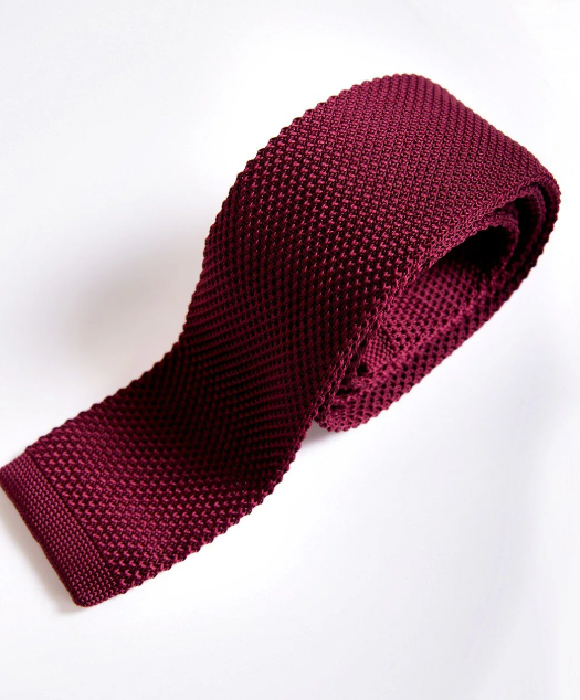 KT Wine Knitted Tie