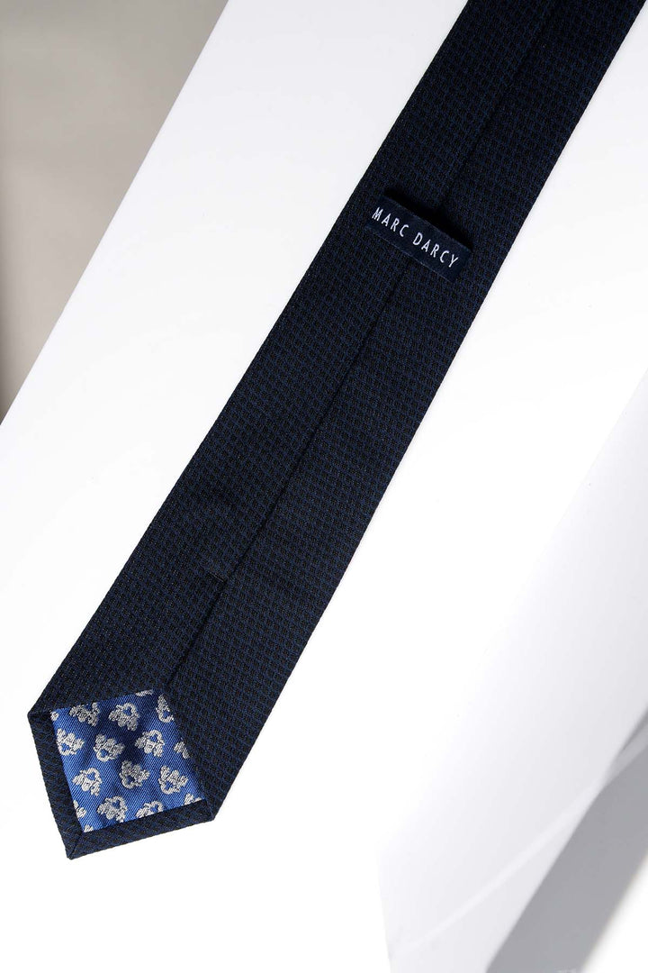 Max Navy Diamond Print Tie